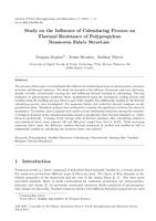 Study on the Inuence of Calendaring Process on Thermal Resistance of Polypropylene Nonwoven Fabric Structure