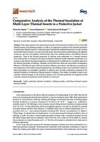 Comparative Analysis of the Thermal Insulation of Multi-Layer Thermal Inserts in a Protective Jacket