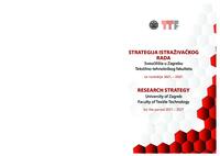 prikaz prve stranice dokumenta Strategija istraživačkog rada Sveučilišta u Zagrebu Tekstilno-tehnološkog fakulteta za razdoblje 2021. – 2027.
