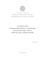 prikaz prve stranice dokumenta Primjena batik tehnike uz optimiranje procesa fiksiranja i sastava tiskarske paste u dizajnu tekstila