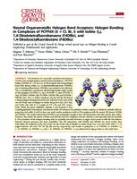 prikaz prve stranice dokumenta Neutral Organometallic Halogen Bond Acceptors: Halogen Bonding in Complexes of PCPPdX (X = Cl, Br, I) with Iodine (I2), 1,4-Diiodotetrafluorobenzene (F4DIBz), and 1,4-Diiodooctafluorobutane (F8DIBu)