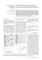 prikaz prve stranice dokumenta Electrokinetic Phenomena of Cationised Cotton and its Dyeability with Reactive Dyes