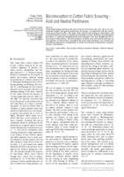 prikaz prve stranice dokumenta Bio-innovation in Cotton Fabric Scouring - Acid and Neutral Pectinases