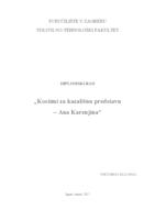 prikaz prve stranice dokumenta Kostimi za kazališnu predstavu "Ana Karenjina"