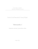 prikaz prve stranice dokumenta Matematika I – fakultetski udžbenik u e-obliku